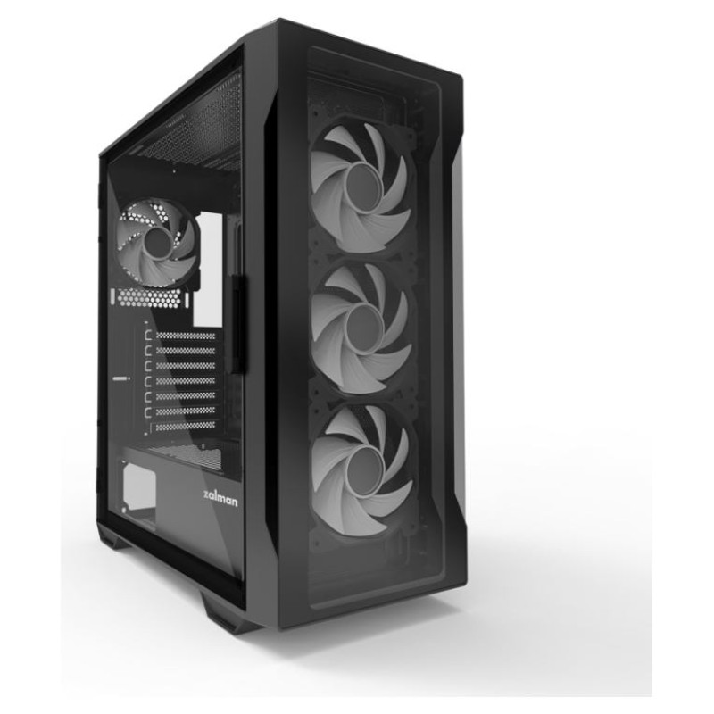 Zalman I3 NEO TG Black, RGB fan x4