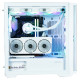 Zalman Z10 DUO  ATX ZM-IF120 x4 White