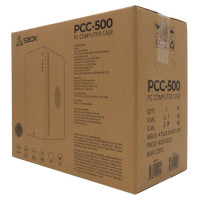 Sbox PCC-500 Black ATX
