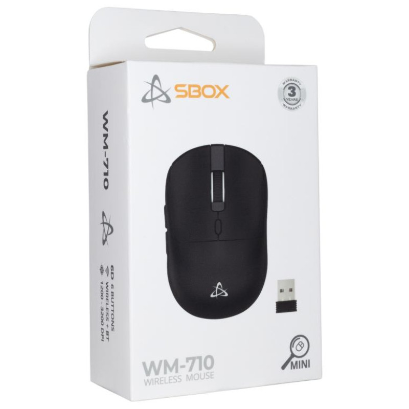 Sbox WM-710 Black Wireless
