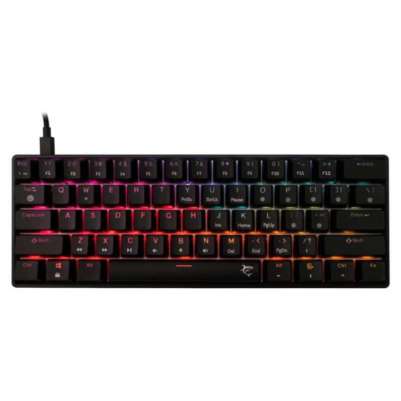 White Shark GK-004111 Shinobi-2 Red switch, Black US