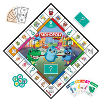Monopoly Galda spēle "Junior 2 Games In 1" (latviešu un igauņu val.)