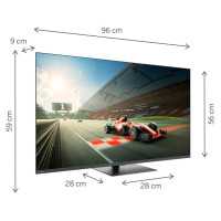Thomson TV Set|THOMSON|43 "|4K Ultra HD|3840 x 2160 pixels|Flat|16:9|QLED Pro|43QG7C04