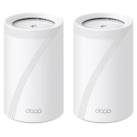 Tp-Link Wireless Router|TP-LINK|Wireless Access Point / Router|2-pack|9300 Mbps|Mesh|Wi-Fi 7|USB 3.0|4x2.5GbE|LAN \ WAN ports 4|Number of antennas 4|DECOBE65(2-PACK)