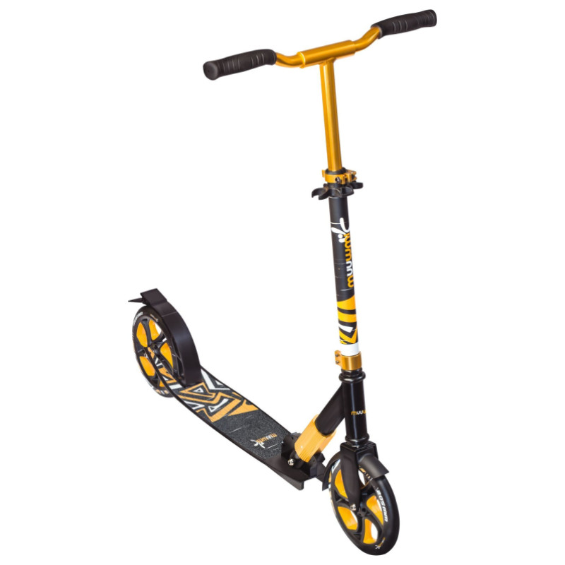 Muuwmi Aluminium Scooter Deluxe skrejritenis 205 mm, zelta - AU 550