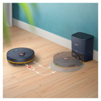 Philips HomeRun 2000. sērijas Putekļsūcējs robots ar mazgāšanas funkciju, tumši zils - XU2100/15