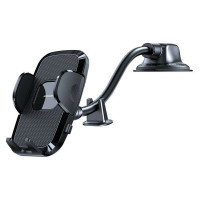 Joyroom Car Phone Holder with Flexible Arm for Dashboard Window Black (JR-ZS259)