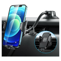 Joyroom Car Phone Holder with Flexible Arm for Dashboard Window Black (JR-ZS259)