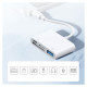 Joyroom S-H142 Lightning OTG HUB - USB-A 3.2 / Lightning / SD, TF card reader - white