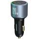 Joyroom JR-CCN07 car charger 120W 2xUSB-C USB-A + USB-C cable 100W - dark gray