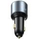 Joyroom JR-CCN07 car charger 120W 2xUSB-C USB-A + USB-C cable 100W - dark gray