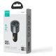 Joyroom JR-CCN07 car charger 120W 2xUSB-C USB-A + USB-C cable 100W - dark gray