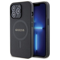 Guess GUHMP13LPSAHMCK case for iPhone 13 Pro / 13 - black Saffiano MagSafe