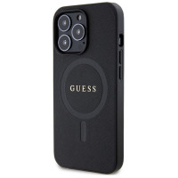Guess GUHMP13LPSAHMCK case for iPhone 13 Pro / 13 - black Saffiano MagSafe