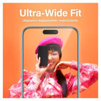 Panzerglass Ultra-Wide Fit Tempered Glass with Positioner for iPhone 15 Pro Max