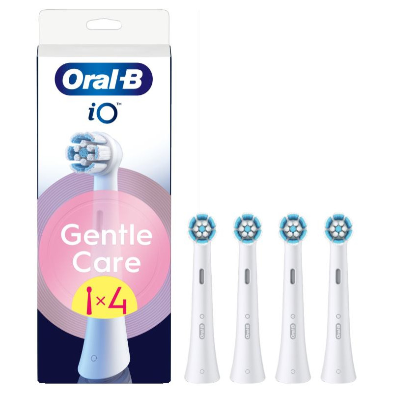 Braun SWF-4 Oral-B GentleCare white zobu birstes uzgaļi, 4 Gab - iO RB SWF-4