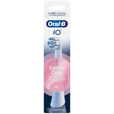 Braun SWF-4 Oral-B GentleCare white zobu birstes uzgaļi, 4 Gab - iO RB SWF-4