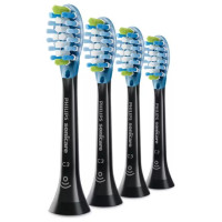 Sonicare C3 Premium Plaque Defence zobu birstes uzgalis, 4 gab, melns - HX9044/33