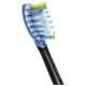 Sonicare C3 Premium Plaque Defence zobu birstes uzgalis, 4 gab, melns - HX9044/33