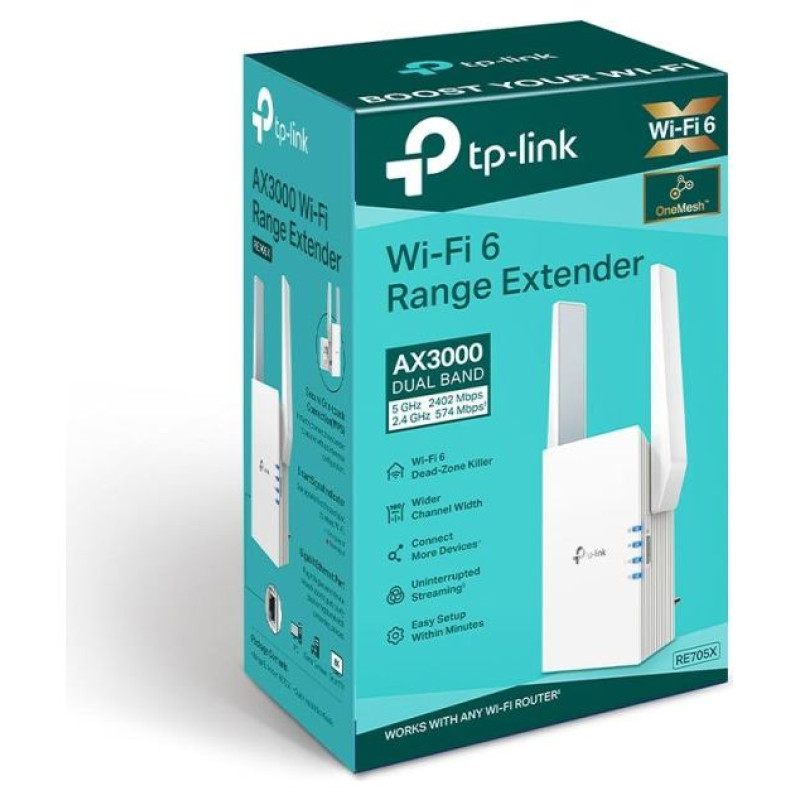 Tp-Link WRL RANGE EXTENDER 3000MBPS/RE705X TP-LINK