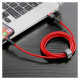 Baseus Cafule USB-A / Lightning 2.4A QC 3.0 cable 0.5 m - red