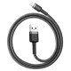 Baseus Cafule USB-A / Lightning 2.4A QC 3.0 cable 0.5 m - black-gray