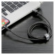 Baseus Cafule USB-A / Lightning 2.4A QC 3.0 cable 0.5 m - black-gray