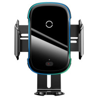 Baseus Automatic Electric Car Holder Qi Wireless Charger 15W Black (WXHW03-01)