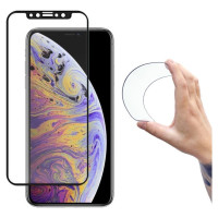 Wozinsky Full Cover Flexi Nano Glass Hybrid Screen Protector with frame for iPhone 13 mini transparent