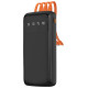 Dudao K6Pro Universal 10000mAh Power Bank with USB Cable, USB Type C, Lightning Black (K6Pro-black)