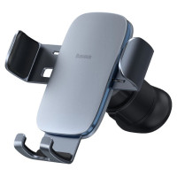 Baseus Metal Age II gravitational car phone holder for ventilation grille dark gray (SUJS000013)