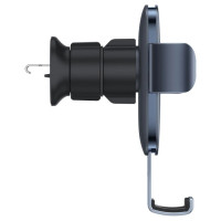 Baseus Metal Age II gravitational car phone holder for ventilation grille dark gray (SUJS000013)