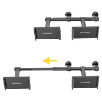 Wozinsky dual car phone holder for headrest black (WTHBK1)