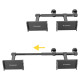 Wozinsky dual car phone holder for headrest black (WTHBK1)