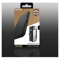Raptic X-Doria Urban Folio Case iPhone 14 Plus flip cover black