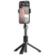 Dudao Selfie stick / telescopic pole with tripod Dudao F18B - black