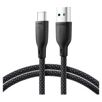 Joyroom Multi-Color Series S-A34 USB-A / USB-C cable 100W 1m - black
