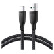 Joyroom Multi-Color Series S-A34 USB-A / USB-C cable 100W 1m - black