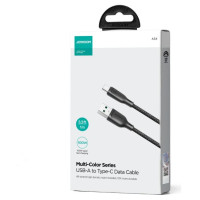 Joyroom Multi-Color Series S-A34 USB-A / USB-C cable 100W 1m - black