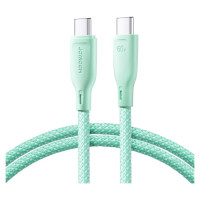 Joyroom Multi-Color Series S-A34 USB-C / USB-C PD 60W cable 1m - green
