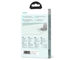 Joyroom Multi-Color Series S-A34 USB-C / USB-C PD 60W cable 1m - green