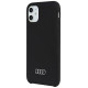 Audi Silicone Case iPhone 12/12 Pro 6.1" black/black hardcase AU-LSRIP12P-Q3/D1-BK