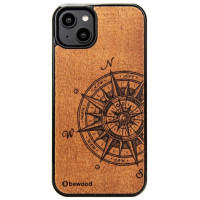 Bewood Traveler Merbau wooden case for iPhone 15 Plus