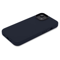 Decoded Leather Case with MagSafe for iPhone 14 Plus - navy blue