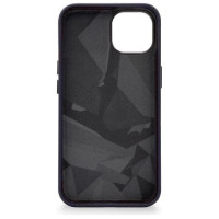 Decoded Leather Case with MagSafe for iPhone 14 Plus - navy blue