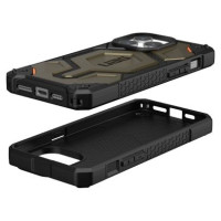 UAG Monarch Pro case with MagSafe for iPhone 15 Pro Max - green Kevlar