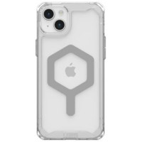 UAG Plyo MagSafe case for iPhone 15 Plus - transparent and silver