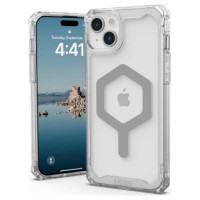 UAG Plyo MagSafe case for iPhone 15 Plus - transparent and silver
