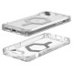UAG Plyo MagSafe case for iPhone 15 Plus - transparent and silver