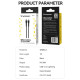 Wozinsky WNBCL1 Lightning / USB-C PD 30W cable 1 m - black